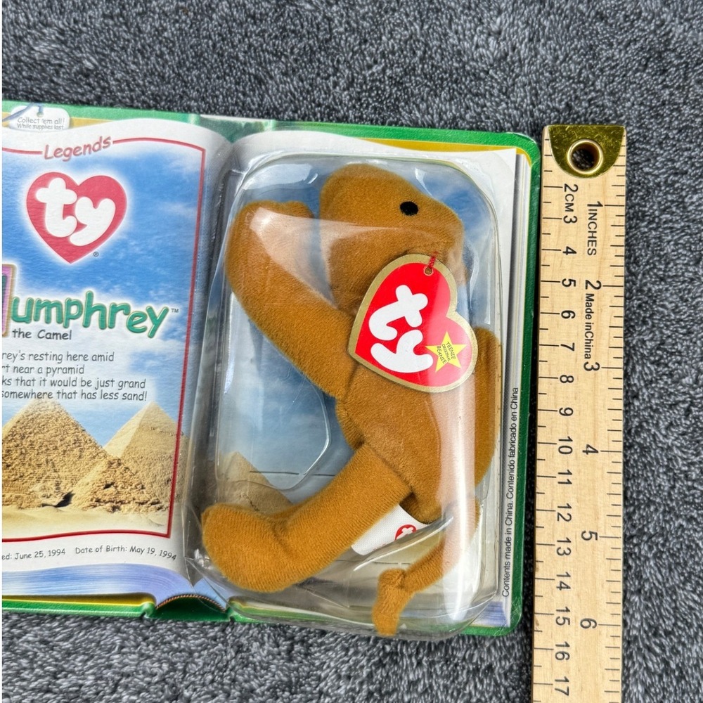 Ty Teenie Beanie Babies 2000 Humphrey the Camel McDonald's Legends Sealed Tan - Picture 4 of 4